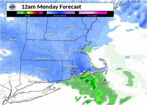 7.5K views · 43 shares | [Approximate Radar Simulation - This Evening] Light snow overspreads the region from west to east this evening. Slippery travel by late evening. | US National Weather Service Boston MA | Facebook
