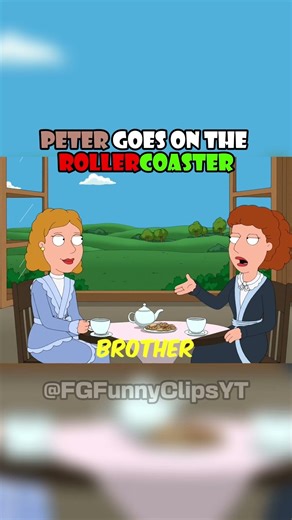 Family Guy | Peter Goes on the Rollercoaster😂 #familyguy #petergriffin #usa