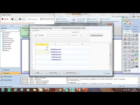 Use of Spreadsheet in HYSYS