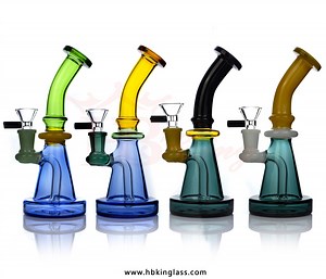 [Hot Item] Mini Size Glass Recycler Different Oil Rig Hookah Pipes with Factory Price