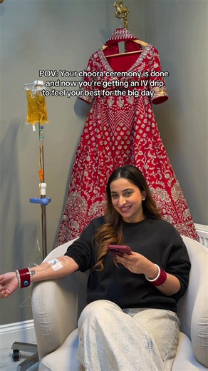 Bespoke Wedding Day Energiser Drip for Brides