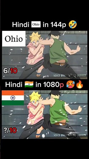 Boruto in Hindi Dubbed Naruto Shippuden Dub Clip by - Yo Dubbed #anime #narutoshippuden