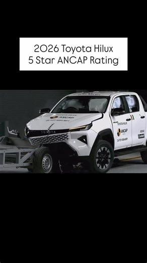 MotorBeam | New generation Toyota Hilux scores full 5 stars in ANCAP crash test. - 84% for adult occupant protection - 89% for child occupant... | Instagram