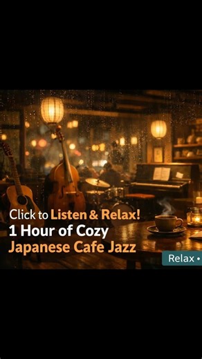 Japanese Night Cafe ☕| 50 BPM #shorts #nightmusic #deepsleep #lofi #cozy #focusmusic #relaxingmusic