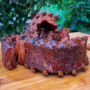 246K views · 5.8K reactions | Discover how effective it is using a cheap IKEA pot lid rack to fit more St Louis cut pork ribs on a weber kettle grill. Smoked low and slow and covered in a honey BBQ sauce, these pork privilege seasoned ribs are a must. | BBQ Pit Boys | Facebook
