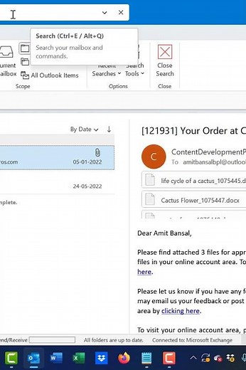 How to Find Attachment by File Name in Outlook?
