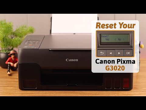 Canon Pixma Printer: How to Hard Reset! [Factory Settings on G3020]