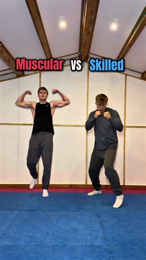 Muscular vs skilled… | bodybuilder vs fighter