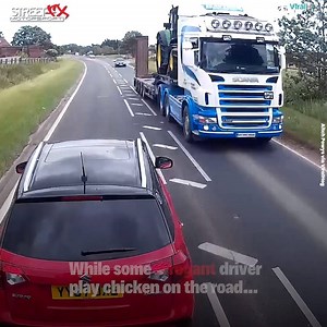 Brake checking a B-double is never a good idea.. But these clowns figured they'd do it anyway... Cr: VH | Street FX Motorsport USA