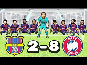 BAYERN 8 -2 BARCA | Champions League 2020 Highlights