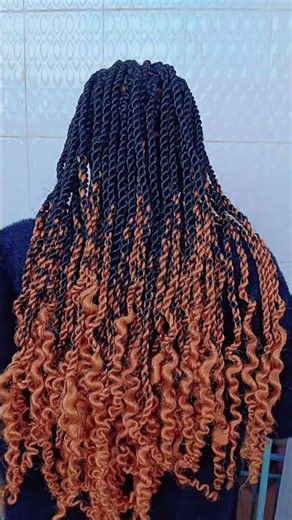 Stunning Ombre Twists | Protective Hairstyle Inspiration #trending #fyp #lushlife #twist