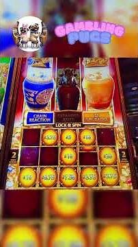 What Happens When You Get TWO BONUS FEATURES on Lock & Spin? Lotus Link Slot Machine | Gambling Pugs