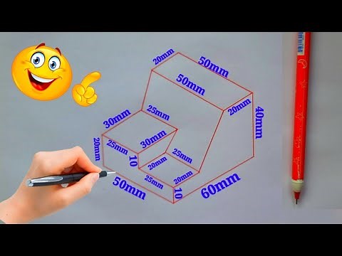 How to make new engineering drawing || Isometric view