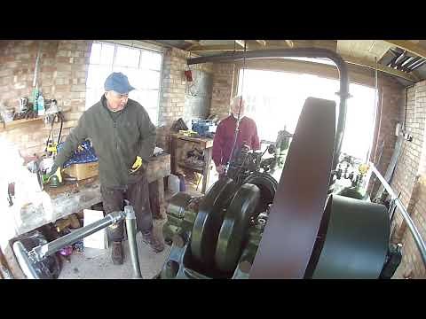 Starting the Ruston Hornsby engine manually