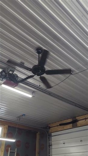 Builder Ceiling Fan in a garage