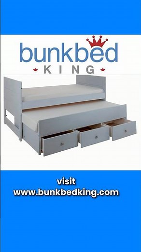 Bedz King Twin Captains Bed Trundle and 3 Drawers, Breezy Blue #captainsbed