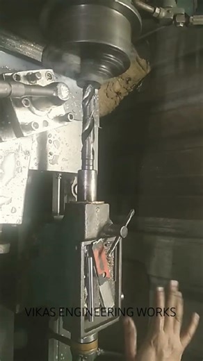 how to drills on hex big job #hex #machine #cnc