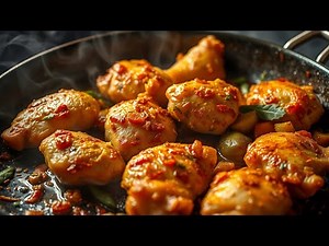 Frying chicken sound effect