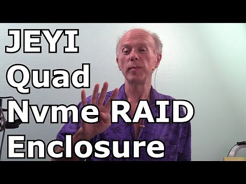 JEYI Quad NVMe RAID Enclosure Thunderbolt