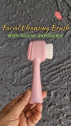 Viral Facial Cleansing Brush with silicon exfoliator #shorts #trending #explore #viral #skincare