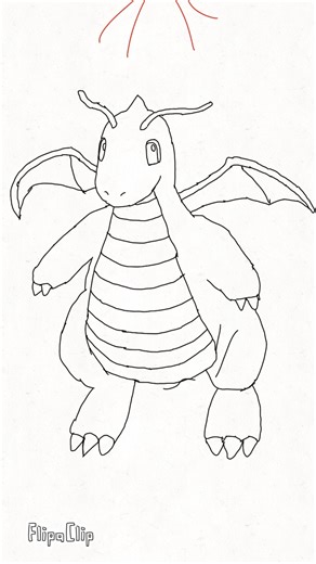 Pokemon Dragonite Animation