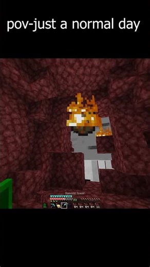 JUST A NORMAL DAY||HOW TO MINE NETHARITE #infinitycastle