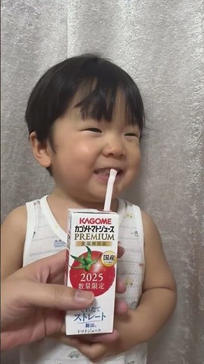 ◆The fate of a 2-year-old who mistook apple juice for tomato juice lol◆ #shorts #2yearold #Himech...