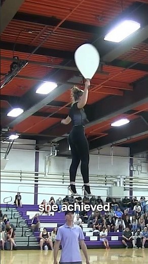 Tightroping in high heels 😱