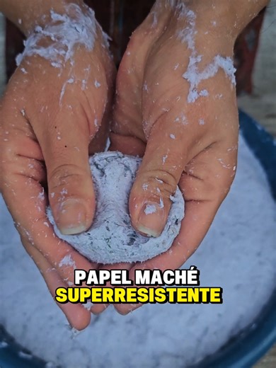 Cómo hacer papel maché sin cartón ni licuadora