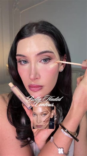 Model face contour✨ @Chriena #contour