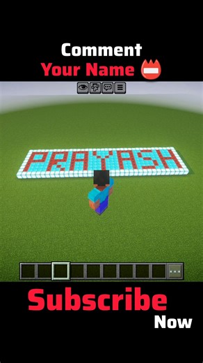 Prayash Name Explosion 💥 In Minecraft | New Viral Trending Reel | Unknown Gamer 444