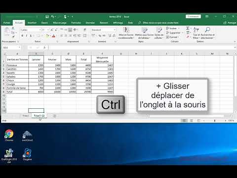 Excel - Copier 1 feuille de calcul