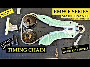 How do you replace the timing chain of the BMW Series 1?