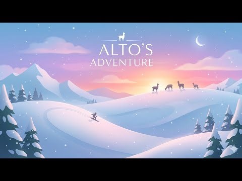 Alto’s Adventure Gameplay | Relaxing Snowboarding Journey ❄️🏂
