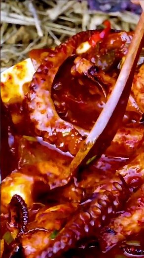 I Tried Spicy Octopus in the Wild! #wildernessseason #nature #wildlife