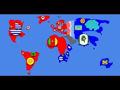 Alternate Future of the Flooded World in Countryballs - THE MOVIE