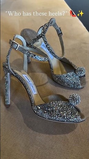 Sparkly Jimmy Choo Crystal Heels ✨👠 | Luxury Designer Shoes You'll Love #Shorts # #highheels #heels