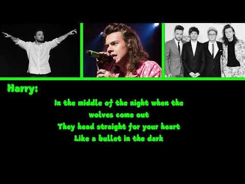 One Direction - Wolves Color Coded Lyrics