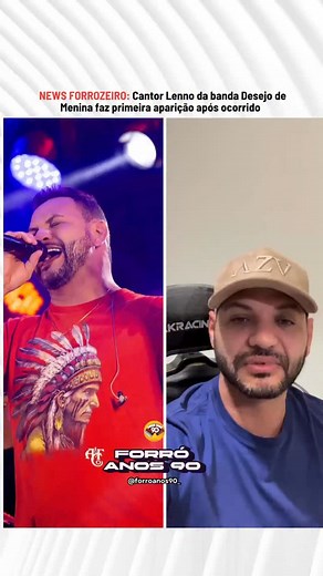 NEWS FORROZEIRO | Após ocorrido @oficial.lenno faz sua primeira aparição | forroanos90_