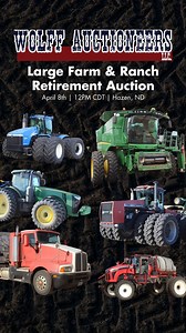 WOLFF AUCTIONEERS | April 8, 2023 Make Your Bids on Equipmentfacts.com! | Equipmentfacts