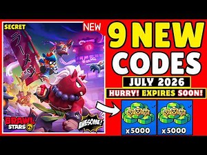 🎁 JULY UPDATEDCODES 🎁 BRAWL STARS QR CODES 2026 | BRAWL STARS CODES 2026 | BRAWL STARS REDEEM CODES