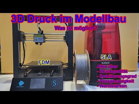 3D printing in model making! Everything about level of detail, print quality and accuracy of fit