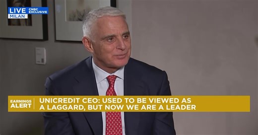 Watch CNBC's full interview with UniCredit CEO Andrea Orcel