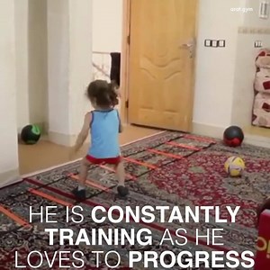 100K views · 551 reactions | This three-year-old kid's passion for fitness is wonderful | Bodybuilding Lover | Facebook