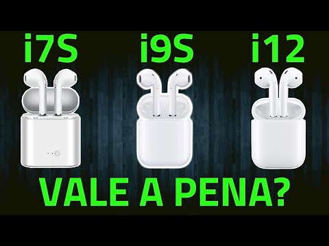 Fone de Ouvido Bluetooth i7s, i9s, i12 TWS - BARATINHOS