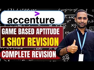 Accenture Game Based Aptitude 1 SHOT Revision | Accenture ASE Hiring