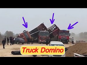 Top dangerous moments of truck driving, idiot operation of heavy duty trucks