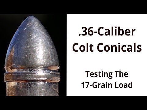 .36-Caliber Colt Conicals: Testing The 17-Grain Load