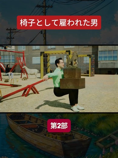 椅子として雇われた男 2 #アニメ #アニメコント ＃コント #ストーリー編 #漫画 #GANMAアニメ #animation #anime