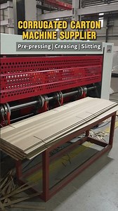 How does this machine produce cardboard boxes? #cartonboxmachinery #cardboardbox